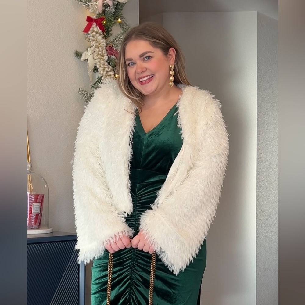 Faux fur jacket